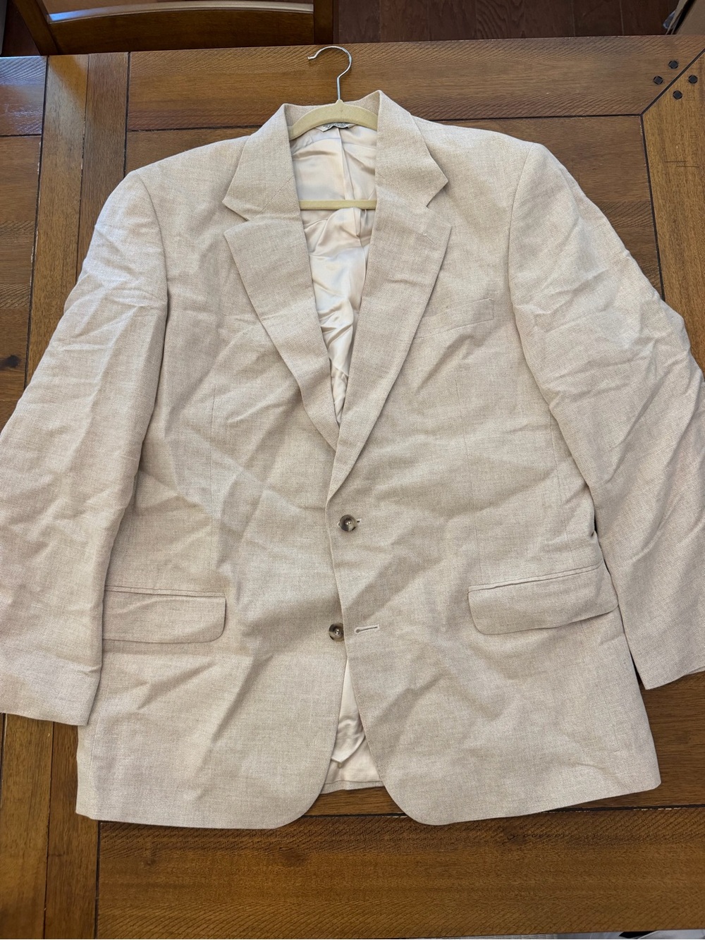 Eddie Bauer Men’s Linen Cotton blazer 44T summer Sport coat